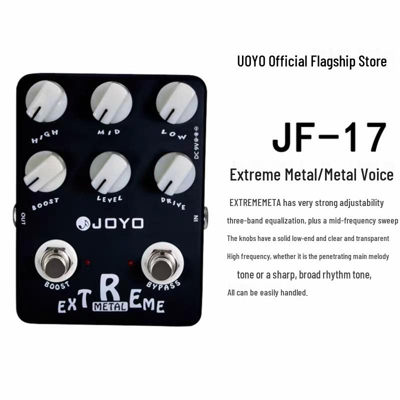 JOYO JF Series Overdrive & Distortion Analog/Digital Delay Effects Pedal