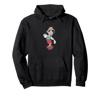 Толстовка с капюшоном на все тело с изображением улыбки Пиноккио от Disney