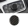 Four-wheel Drive Switch Button Decoration Cover Trim for Jeep Grand Cherokee 2011-2022 Car Interior Accessory Real Carbon