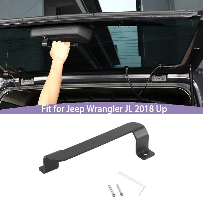 Кронштейн для крепления ручки для стекла задней двери, подходит для Jeep Wrangler JL 2018 Up, аксессуары для интерьера
