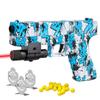 Toy Gun Laser Manual Pistol Blaster Foam Ball Airsoft Launcher CS Shooting Games Weapons for Kids Boys Gift