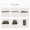 Multifunctional Hammock Underquilt Winter Warm Hammock Under Blanket Poncho for Camping Hiking Traveling