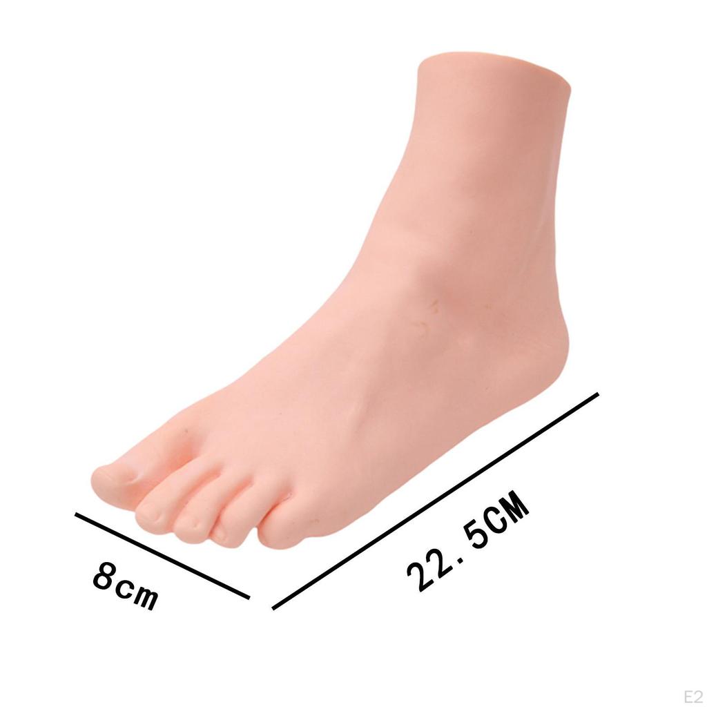 1:1 Female Flat Feet Foot Model Manicure Movie Props Drawing Reflexology Massage Practice Art
