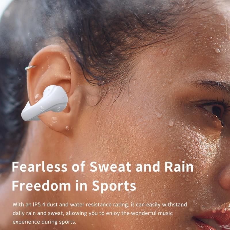 Mini Tws Wireless Bluetooth Earphones Painless Wear Ear Clip Bluetooth Headset Air Conduction Earhook Bluetooth Headphones With Microphone