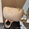 Simple Fashion Shoulder Bag 2025 New Retro Light Luxury Niche High-end Crossbody Bag Wide Shoulder Strap Commuter Bag