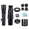 Camera Super Telephoto Lens 500mm F/8.0-32 Manual Zoom T-Mount + 2X 500mm Teleconverter Lens +