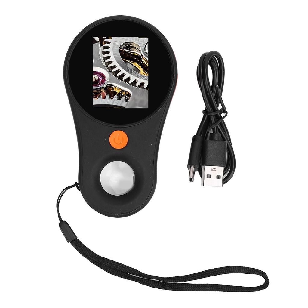 Digital Microscope 2MP 500x Magnification 2.0in Color Screen Fixed Focus Portable Handheld Magnifying Glass for Win