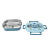 3 Compartment Leakproof Lunch Box With Soup Bowl Food Storage Container  For Office