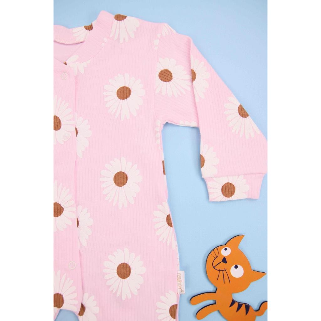 Бежевый Baby Baby Baby с принтом Daisy Baby Finding 100% хлопок