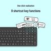A4TECH FB2700C Air2 Wireless Bluetooth Keyboard & Mouse Combo