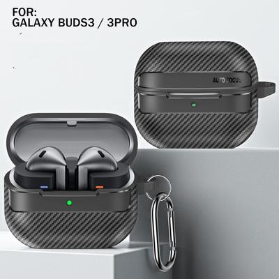 Подходит для Samsung Galaxy Buds3 Pro, защитный чехол из углеродного волокна с защитой от падения, чехол для наушников Samsung Galaxy Buds 3 из ТПУ