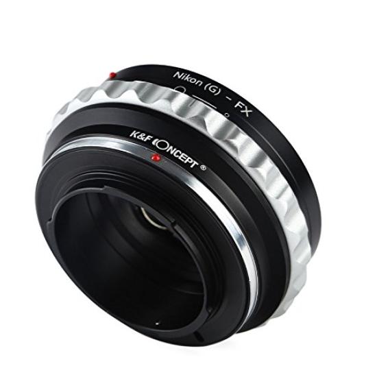 Адаптер для объектива Nikon AI G на крепление Fuji X FX с салфеткой для протирки линз K&F ng-fx (КФФХ)