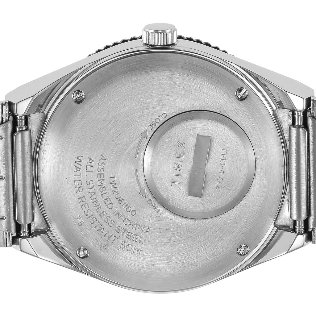TIMEX Мужские часы Q сине-оранжевые TW2U6110