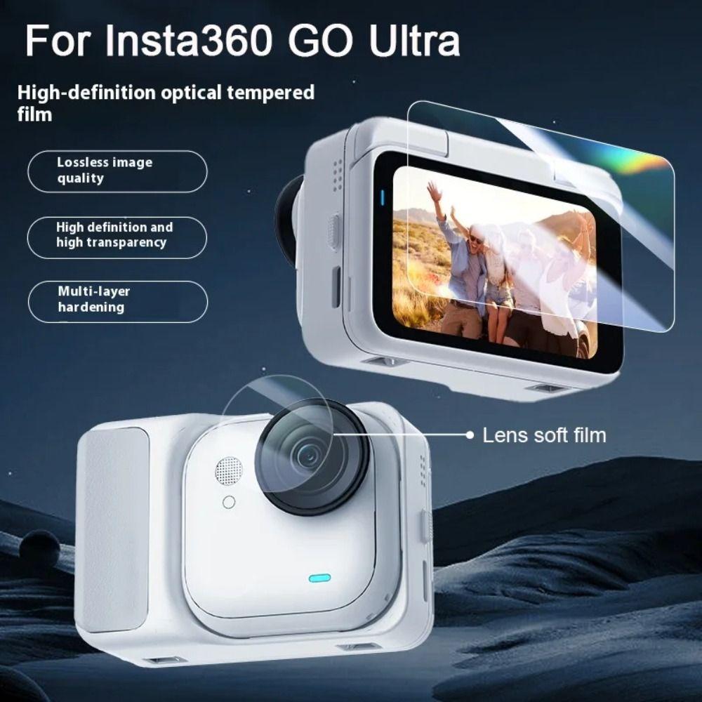 Anti-scratch Lens Films Protective Films for Insta360 GO Ultra Action Camera Accessories