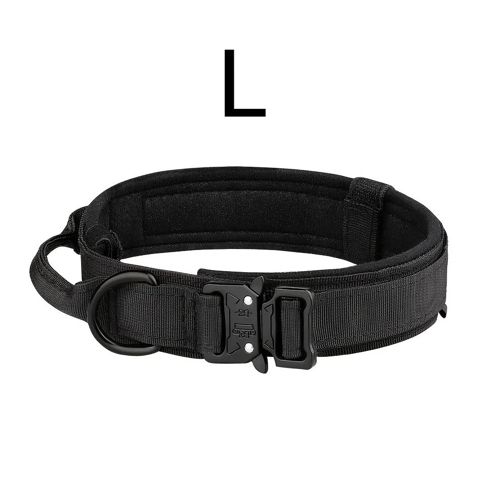 Тактический ошейник для охотничьей собаки, тяговый трос, цинковый сплав, имитация нейлона, липучка, регулируемый размер, аксессуары для охоты