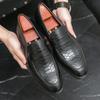 Модные деловые туфли-лоферы для мужчин, повседневные туфли без застежек, модные мокасины для вождения, мужские, зрелые и молодые, роскошь, бесплатная доставка