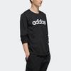 Adidas Neo M Ce Lnr Ls Логотип Принт Спортивная Повседневная Удобная Дышащая Футболка с Круглым Вырезом И Длинным Рукавом Мужские Футболки Черные EI4723