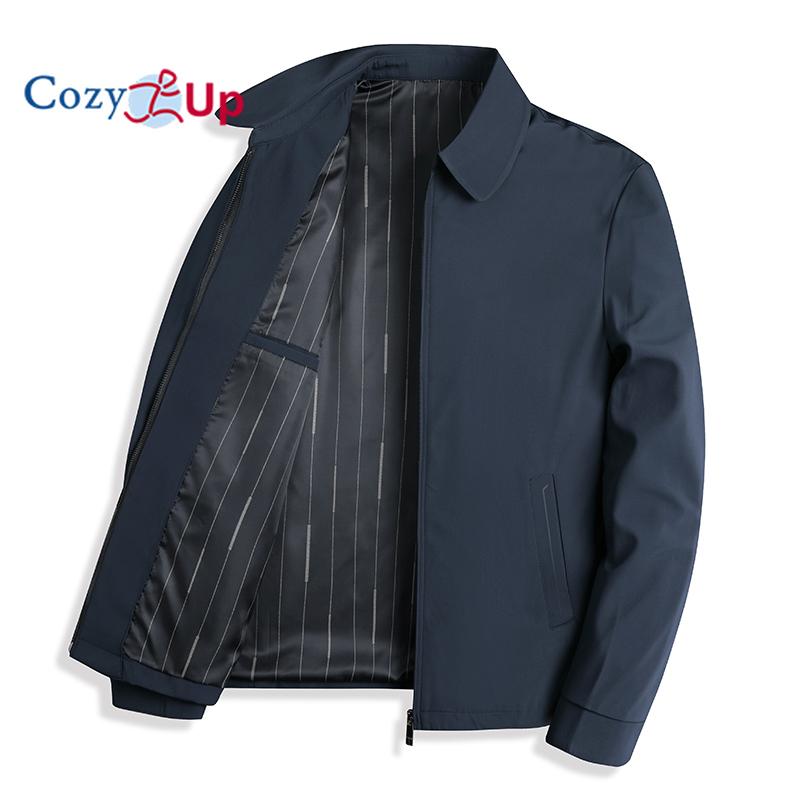 Уютные мужские легкие куртки, легкая куртка на молнии с отложным воротником, повседневная куртка-ветровка с карманами на молнии