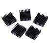 5Pcs 25*25*10Mm Aluminum Cooler Radiator Electronic Chip Heatsink