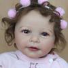 BZDOLL, 55 см, мягкая силиконовая кукла Reborn с 3D-краской, игрушка для девочки, как настоящая, 22 дюйма, улыбающаяся принцесса, Лиза Бебе, наряд, живой подарок