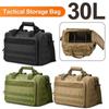 30L Outdoor Camping Picnic Bag Storage Bag Tactical Case Bags Large Storage Lamp Tableware Bag Picnic Hiking Camping Supplies