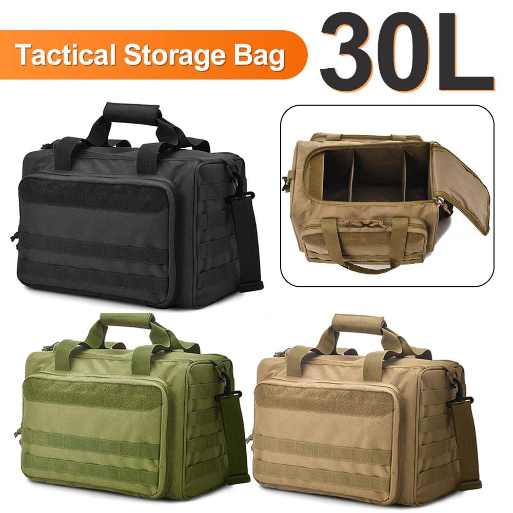 30L Outdoor Camping Picnic Bag Storage Bag Tactical Case Bags Large Storage Lamp Tableware Bag Picnic Hiking Camping Supplies