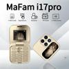 I17pro Mini Dual SIM Card Folding Mobile Phone 2G Network Video Player Flashlight FM Radio Magic Voice Small Box Flip Cellphones