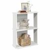 VidaXL 3-Tier Bookcase White 60x30x80 Cm Engineered Wood, Shelf, Bookshelf, Storage Shelf, 860256
