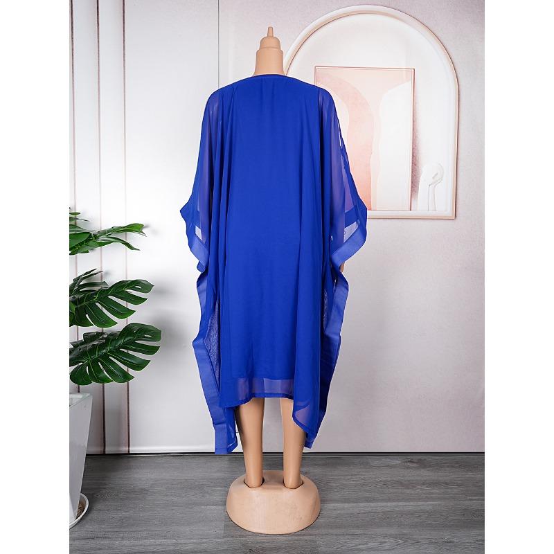 Plus Size Women's Fashion Casual Dress Two Piece Suit