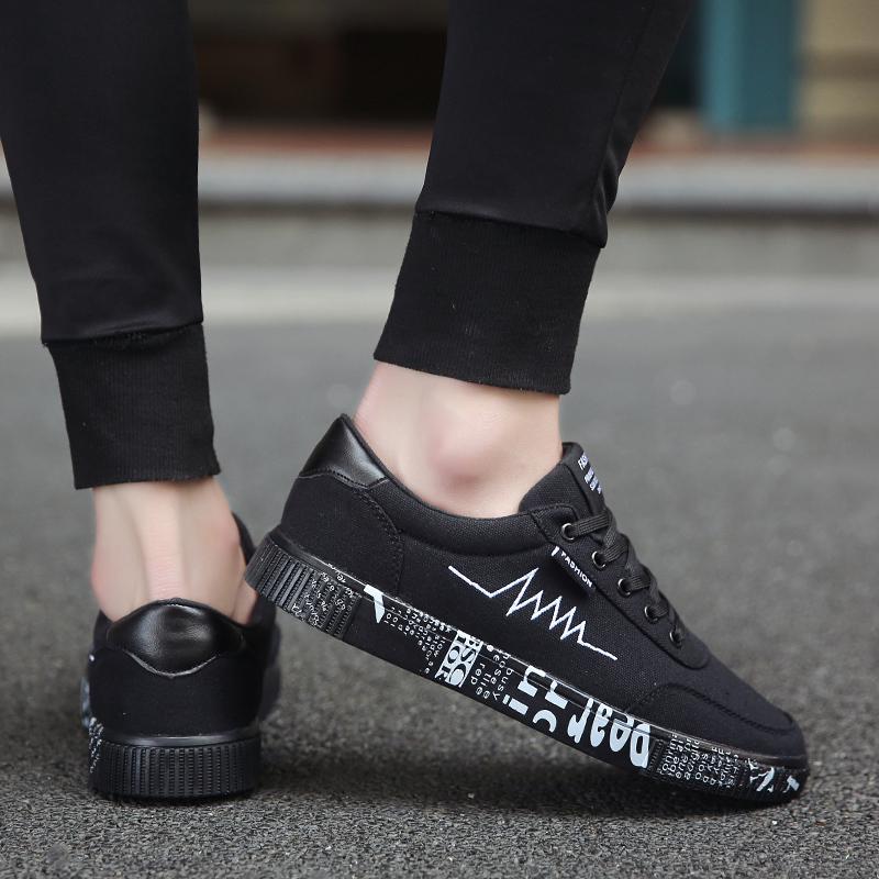 Весенне-летняя парусиновая обувь, мужские кроссовки, черные туфли, мужская повседневная обувь, мужская модная обувь