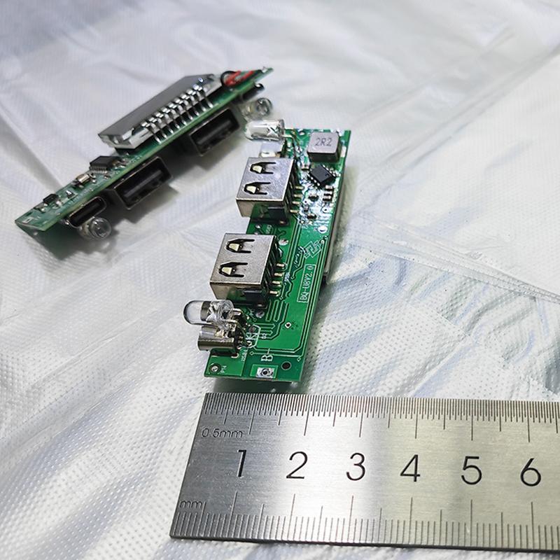 A8Mobile блок питания материнская плата светодиодный двойной USB 5V 2A Micro/Type-C Usb внешний аккумулятор печатная плата модуль