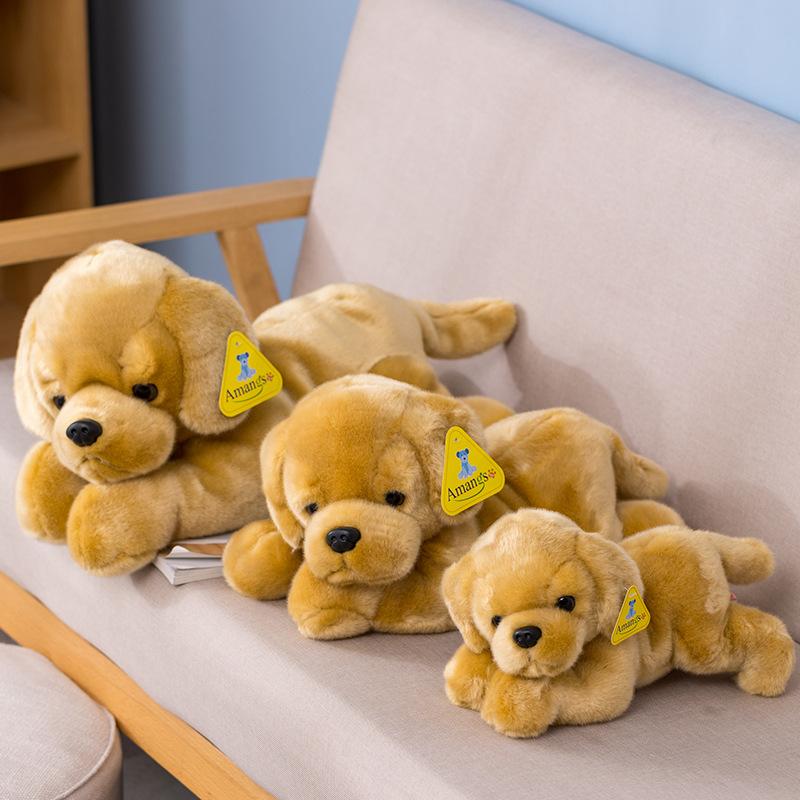 Милая подушка для питомца собаки большого размера, кукла для электронной коммерции для перерыва на обед, плюшевая игрушка собака Золотистый ретривер