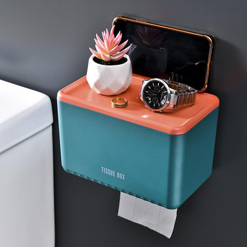 Creative Wall-Mounted Punch-Free Toilet Paper Holder