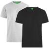 Mens D555 Fenton Kingsize T-Shirt (Pack Of 2)