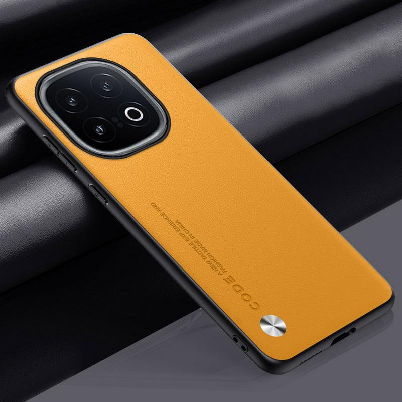 Plain Leather Case For VIVO IQOO 13 12 Pro 11 Pro IQOO Z9X Z9 Turbo Z8 Z8X IQOO Neo 9 8 Luxury Hard Camera Protect Cover