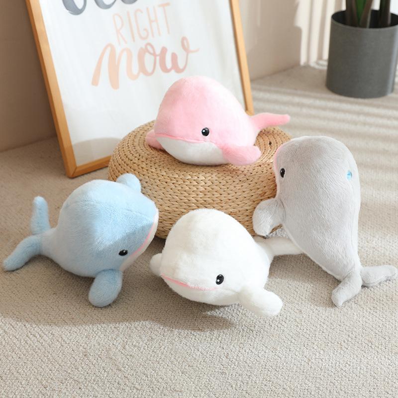 Милая мультяшная плюшевая игрушка в виде морского животного, дельфин, кит, акула, тюлень, косатка, детская кукла, креативная кукла