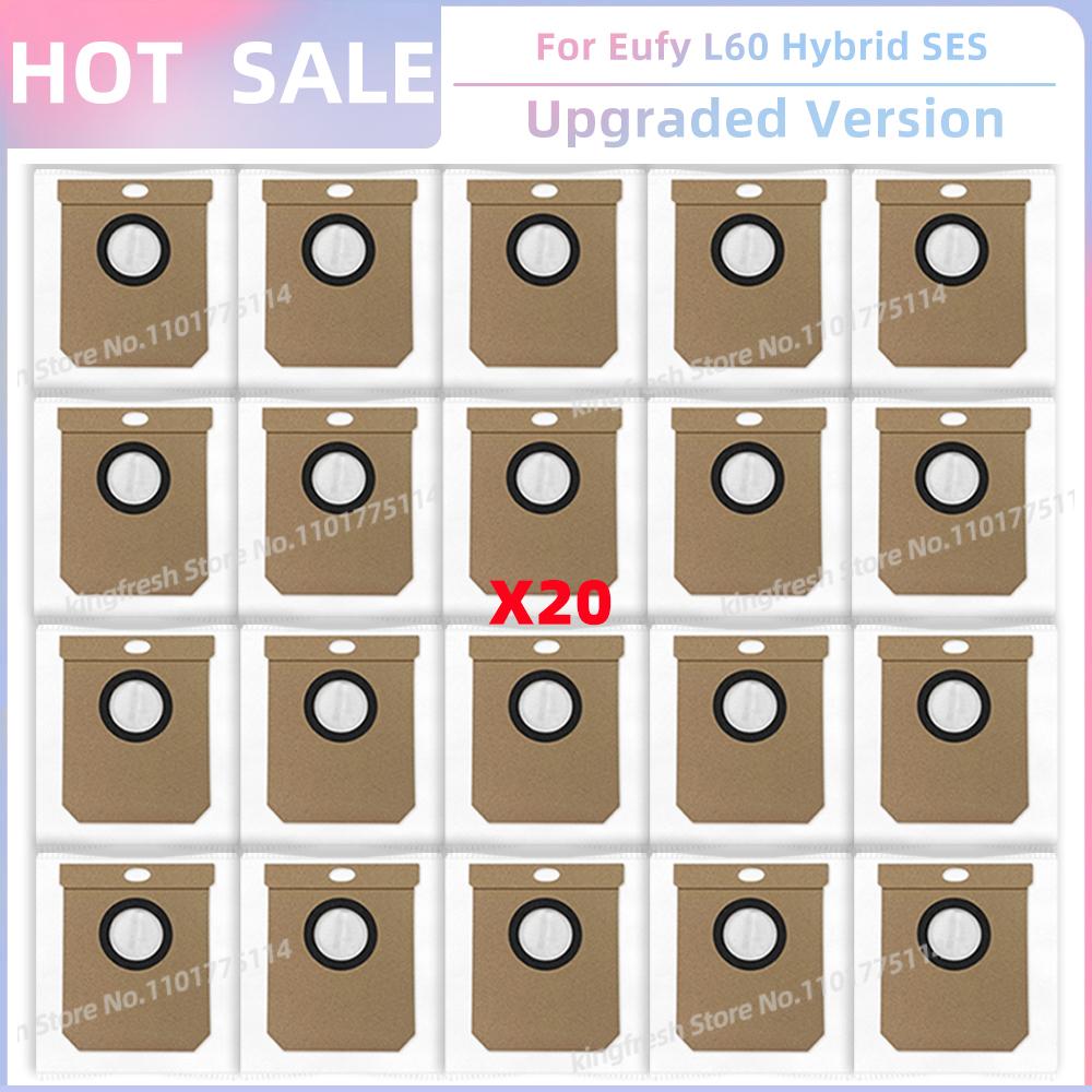 Fit For Eufy G50 Hybrid, L60 Hybrid / L60 Hybrid SES Vacuum Parts Roller Side Brush Hepa Filter Mop Cloth Dust Bag Accessories