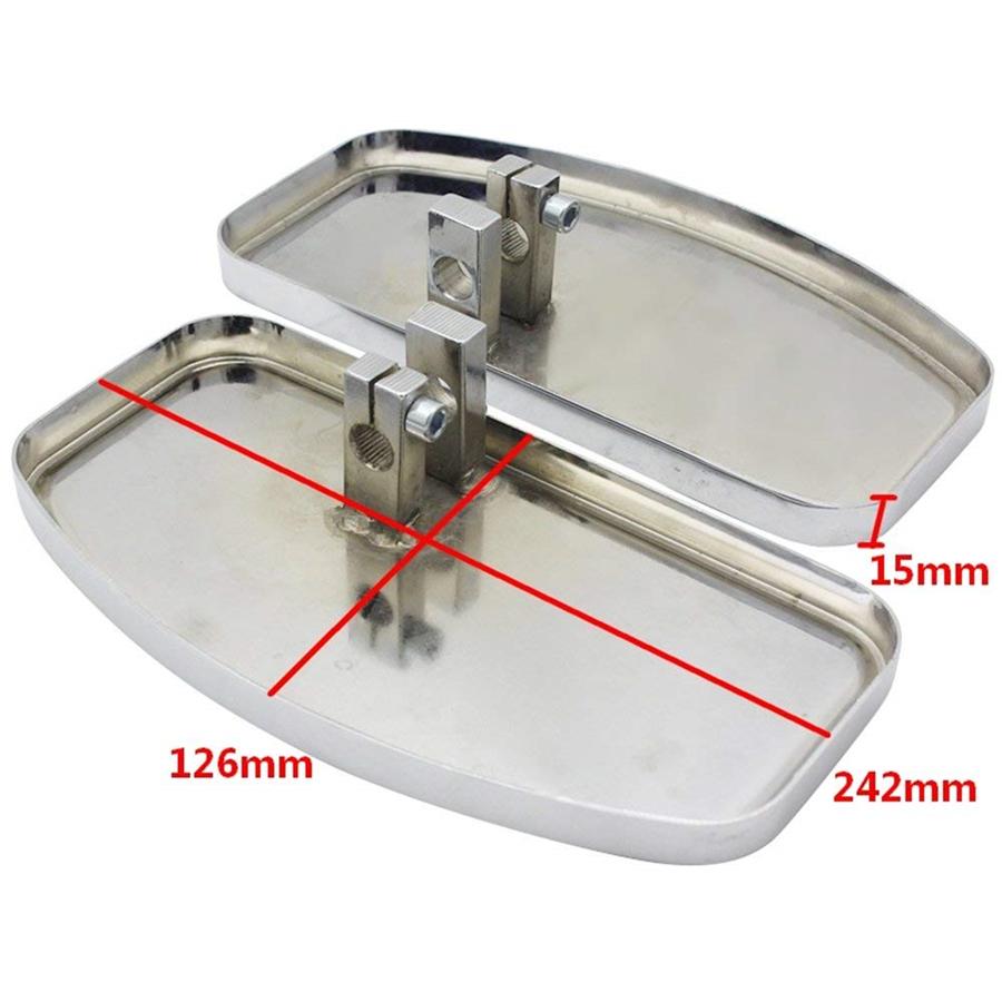 2x Black Adjustable Foot Pegs for Kawasaki Suzuki Yamaha