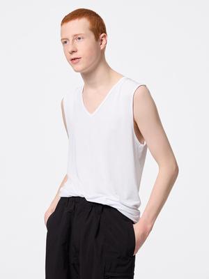 Стильная футболка Dry Mesh V-образного выреза без рукавов 