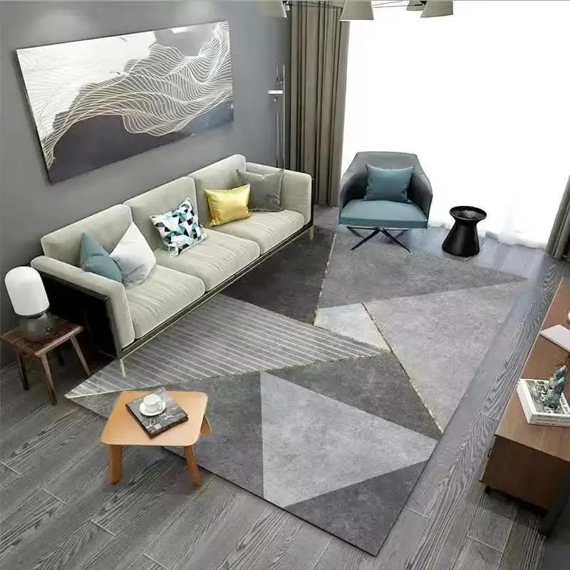 Simple Modern Carpet Living Room Sofa Coffee Table Mat Luxury Bedroom Decor Home Soft Starter Mat Carpets for Bed Room Large Rug