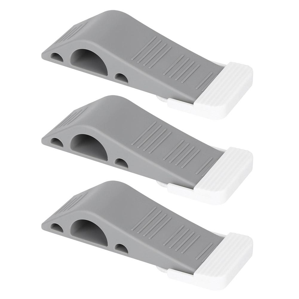 3 шт. Дверной стопор настенный дверной блокиратор детский протектор декоративный защитный гибкий резиновый стопор(# 1)