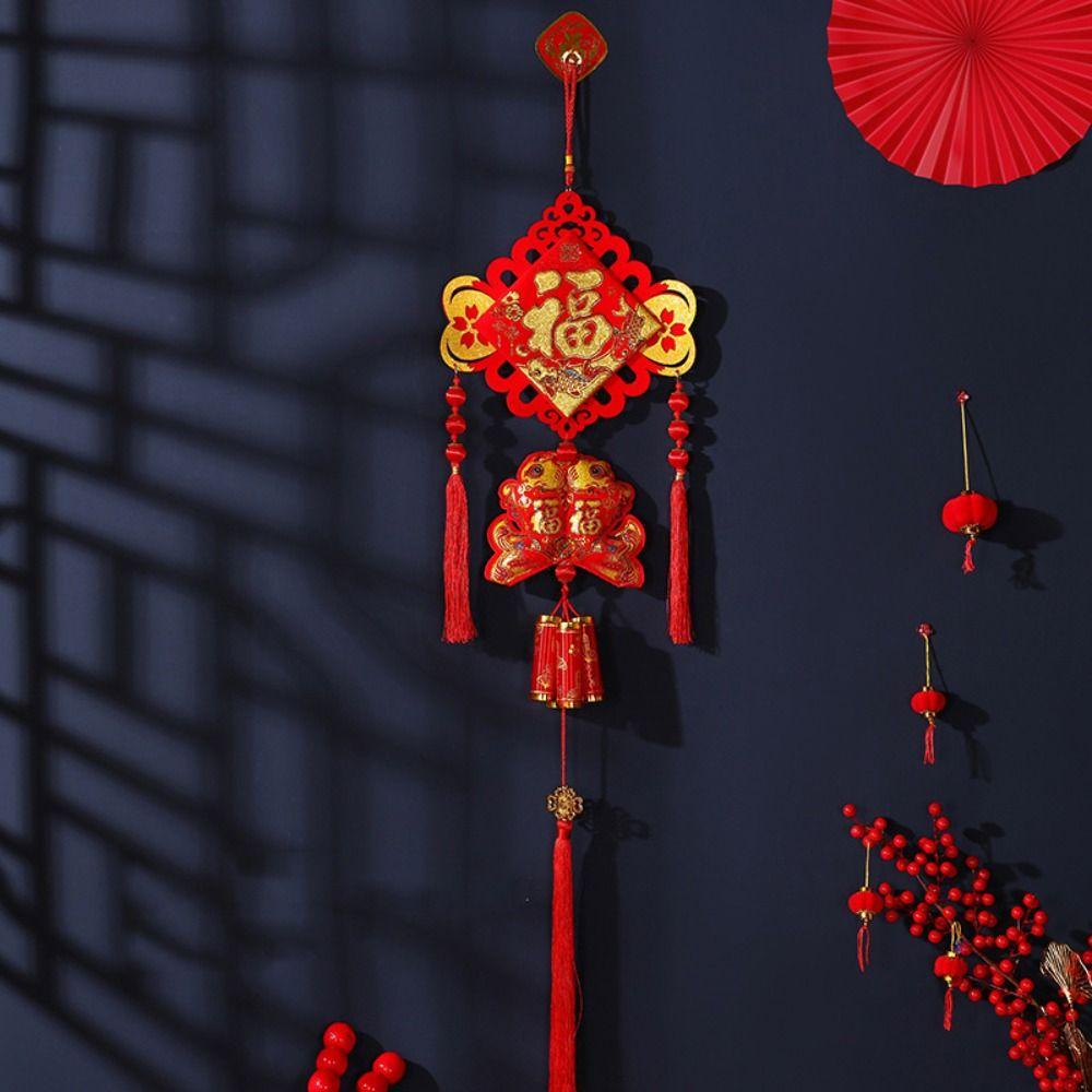Hanging Lucky Bag Pendant Chinese New Year Spring Festival Ornament Home Decor