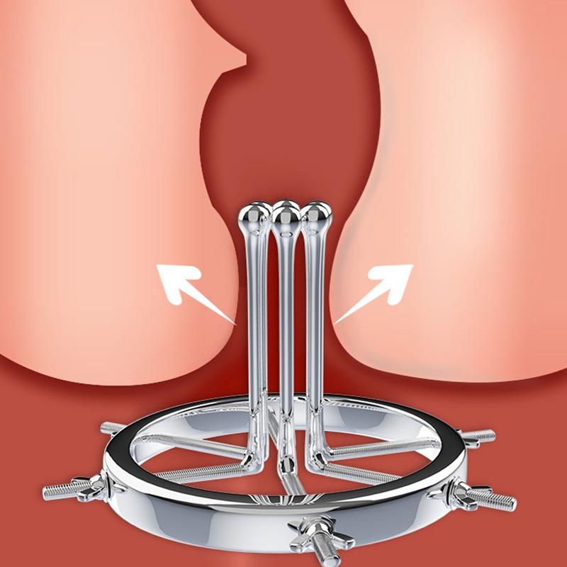 SM Эротический Электрошок Вагинальный Шарик Расширитель Регулируемый Металлический Анальный Расширитель Киска Огромная Анальная Пробка Электрический Стим Секс