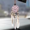 Cartem Car Mini Dream Catcher CT445, Pink, 1 piece,Korean Car Acc