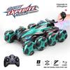 New Eight-wheel Swing Arm Drift Stunt Remote Control Car Body Feeling Music Spray Rolling Climbing Off-road Vehicle Wireless Toy Kids Gift
