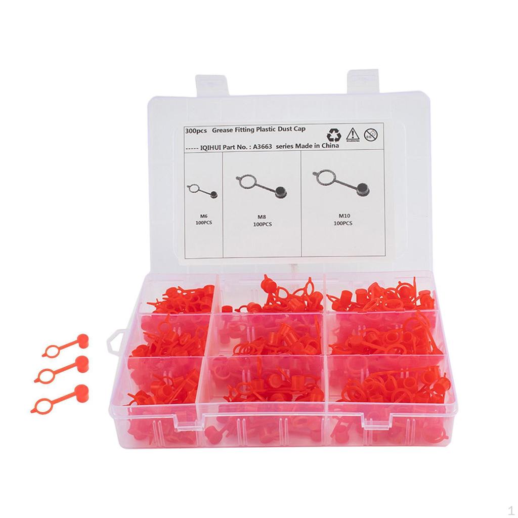 300 шт. колпачков для масленок, прокачка тормозов M6 M8 M10, практичные, высокопроизводительные, прочные