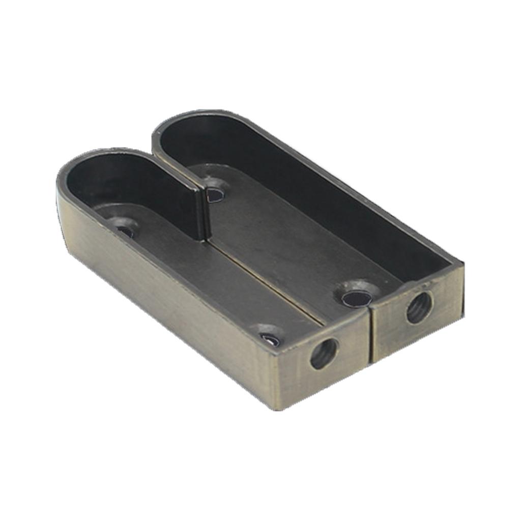 Портативный прочный фланцевый держатель для штанги для шкафа и карниза для штор, простая установка в спальне или в магазине