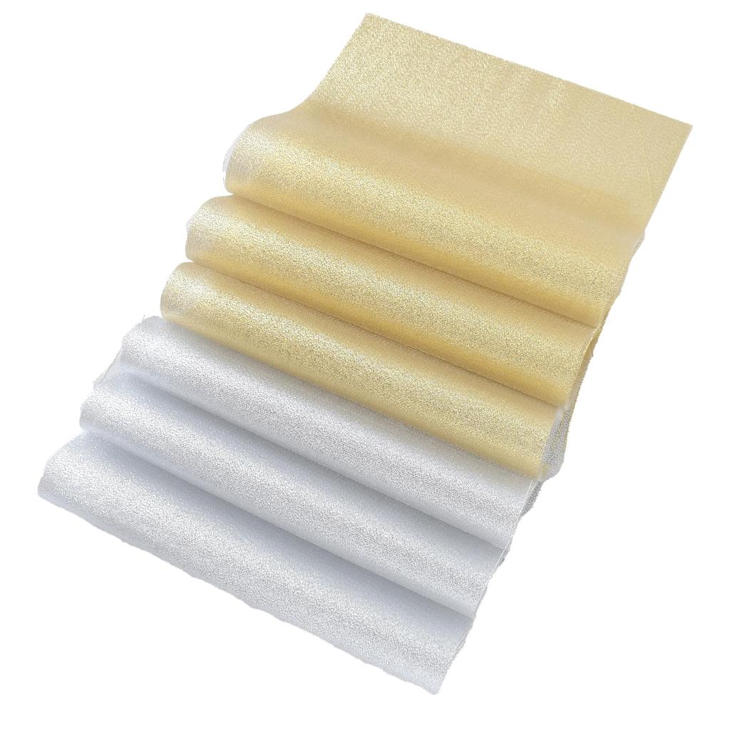 MYmama Цумами Дзаику Тонкая ткань с блестками, отрез 24 x 20, 6 листов, ткань, примерно. см, (Серебряное золото)