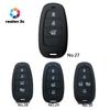 Чехол для автомобильного ключа для Hyundai Solaris 2021 Tuscani Tucson 2022 NEXO Santa Fe Atos Prime чехол с пультом дистанционного управления 3/4/5 кнопок