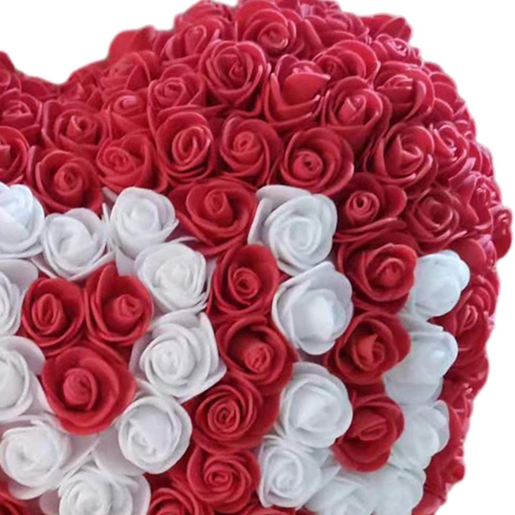 Heart Shaped Rose Flower Creative Preserved Flowers for Gift